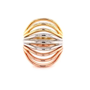 14K T/T Custom Multi Band Fashion Ring