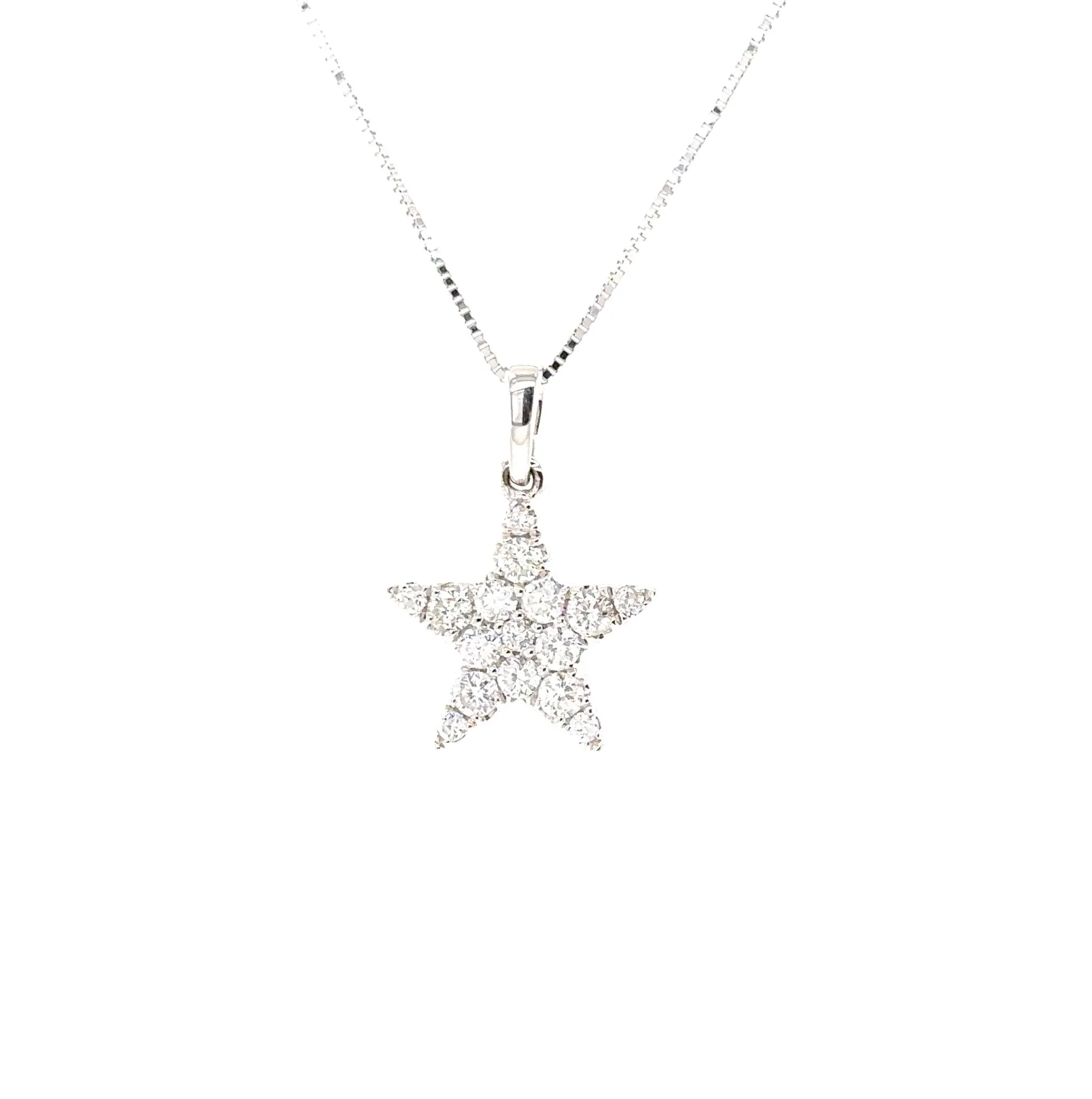 14KW Diamond Star Fashion Pendant