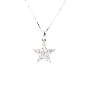 14KW Diamond Star Fashion Pendant