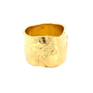 18KY Custom Estate Roman Fashion Band