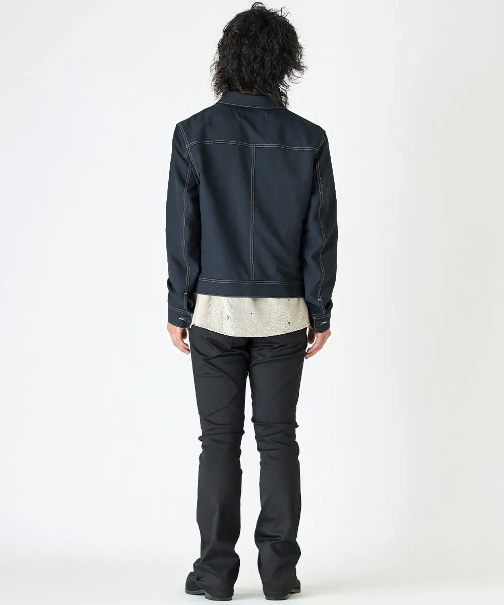【60%OFF】Flared skinny pants - BLACK