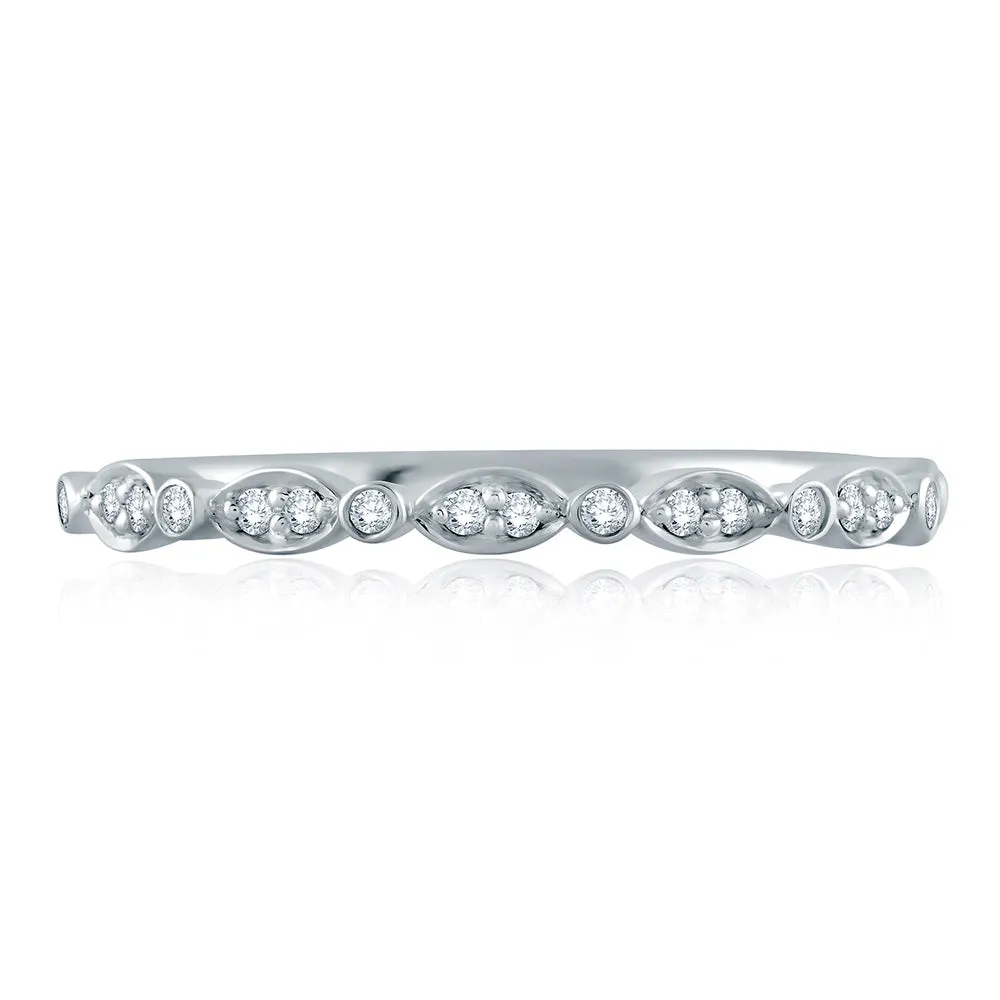 A. JAFFE Diamond Wedding Band