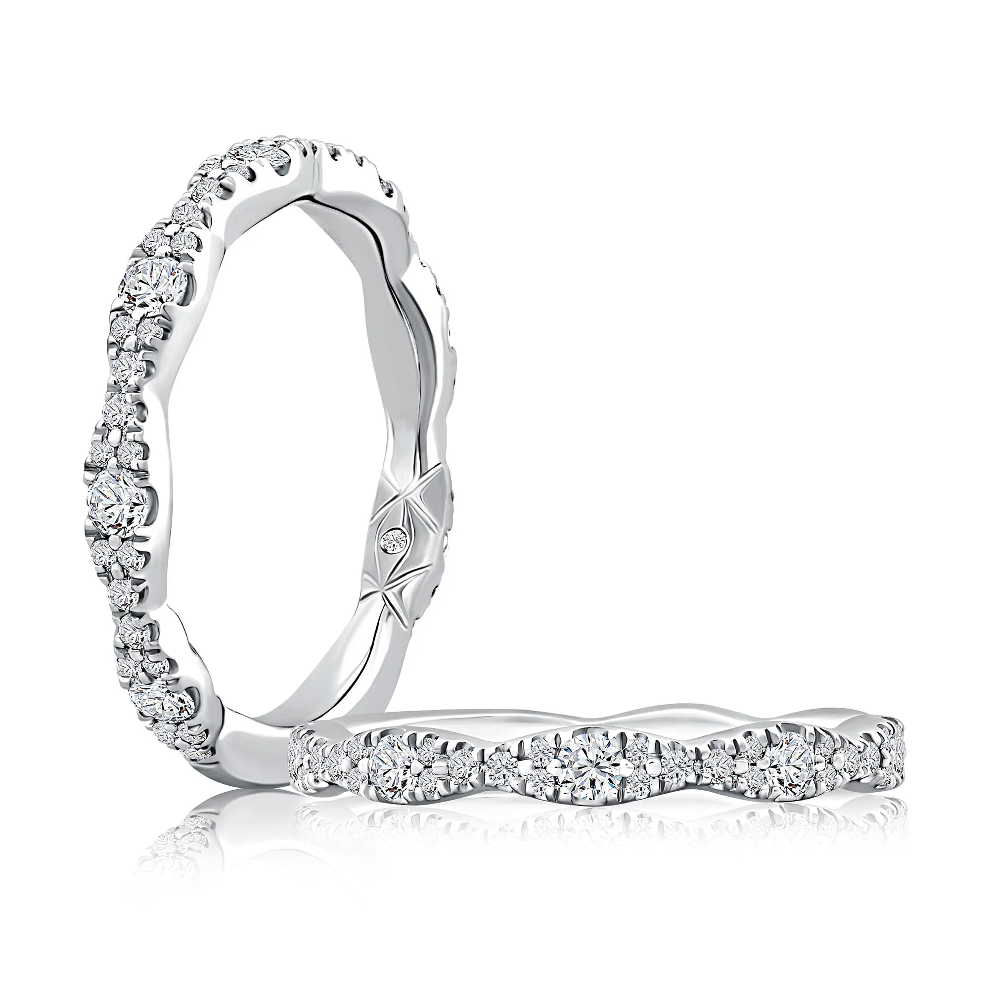 A. JAFFE Diamond Wedding Band