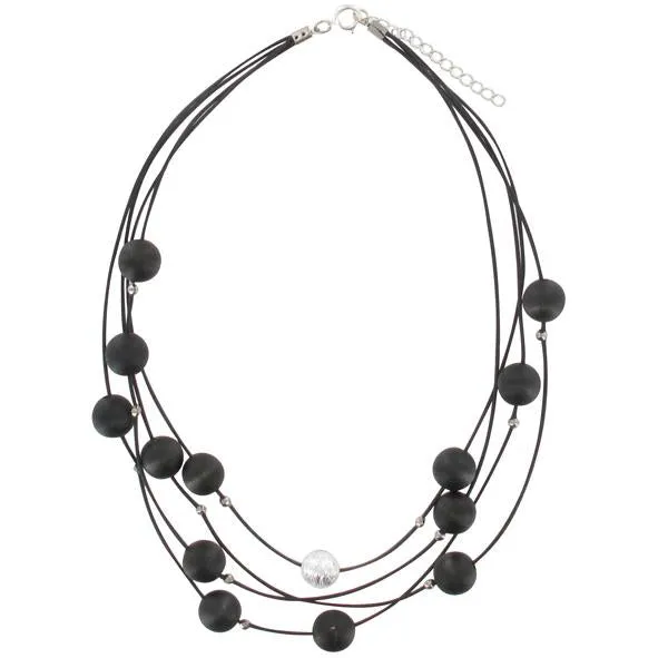 AARIKKA | Necklace | Vilkas Kaaulakoru 40 | Black