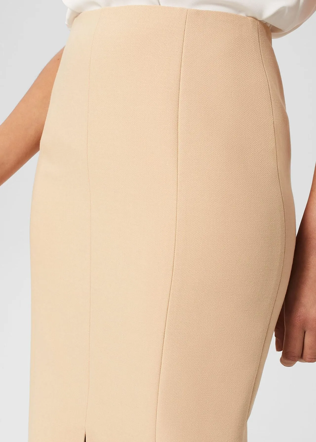 Beatrice Skirt 0123/7402/9845l00 Beige-Suede