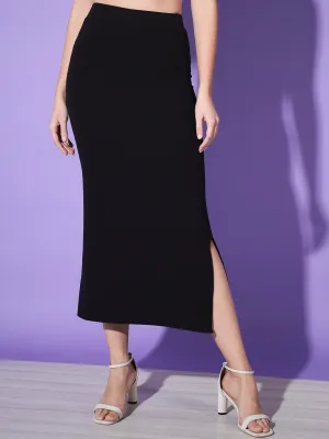 Below Knee Slit Women Pencil Skirt-3132-3137