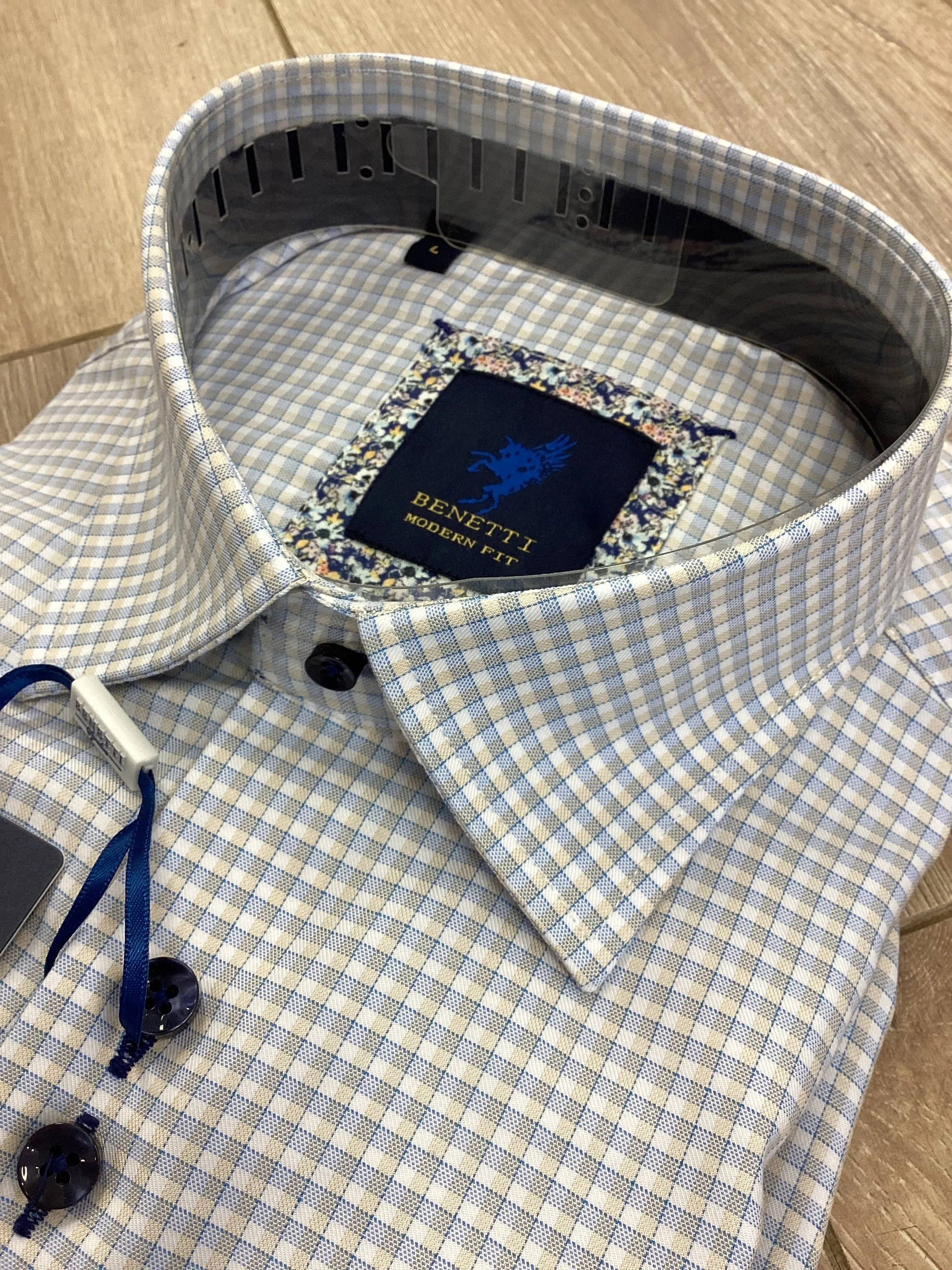 Benetti Beverly Short Sleeve Shirt Sand