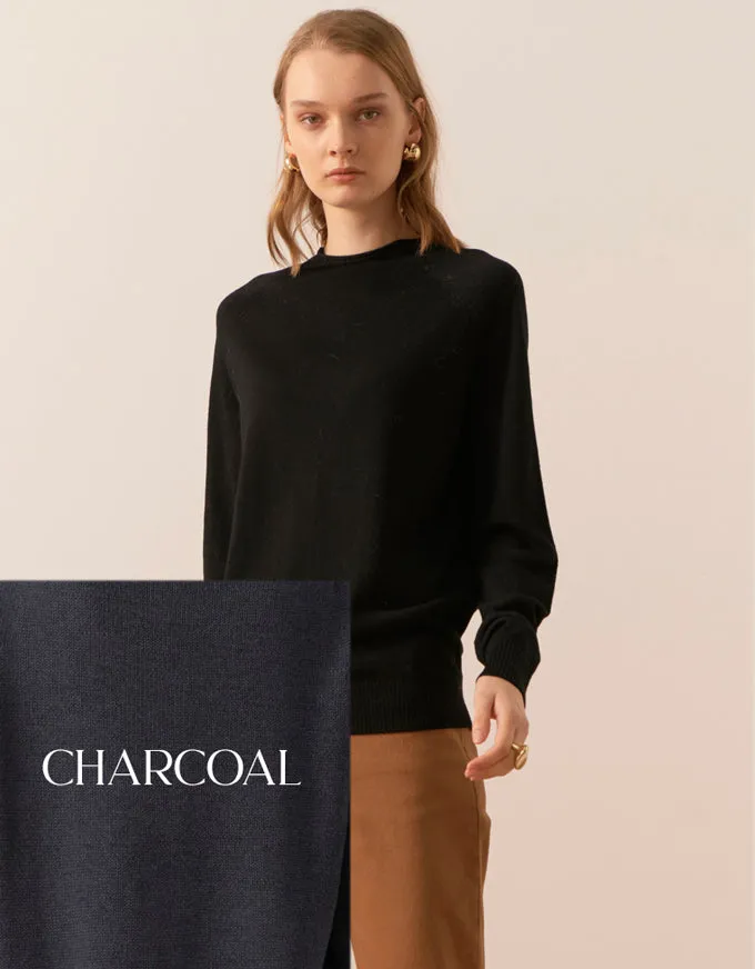 Bennet Funnel Neck Charcoal