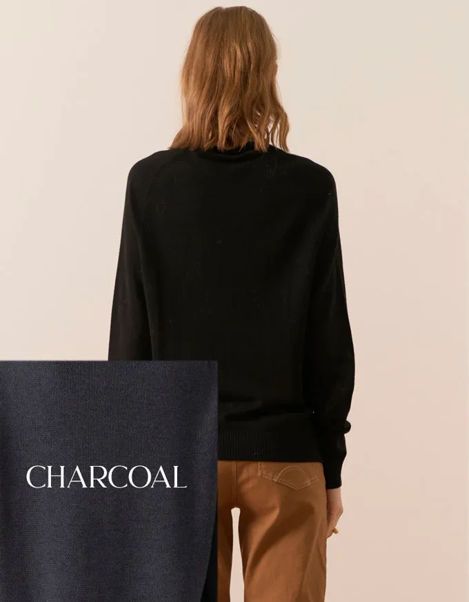 Bennet Funnel Neck Charcoal