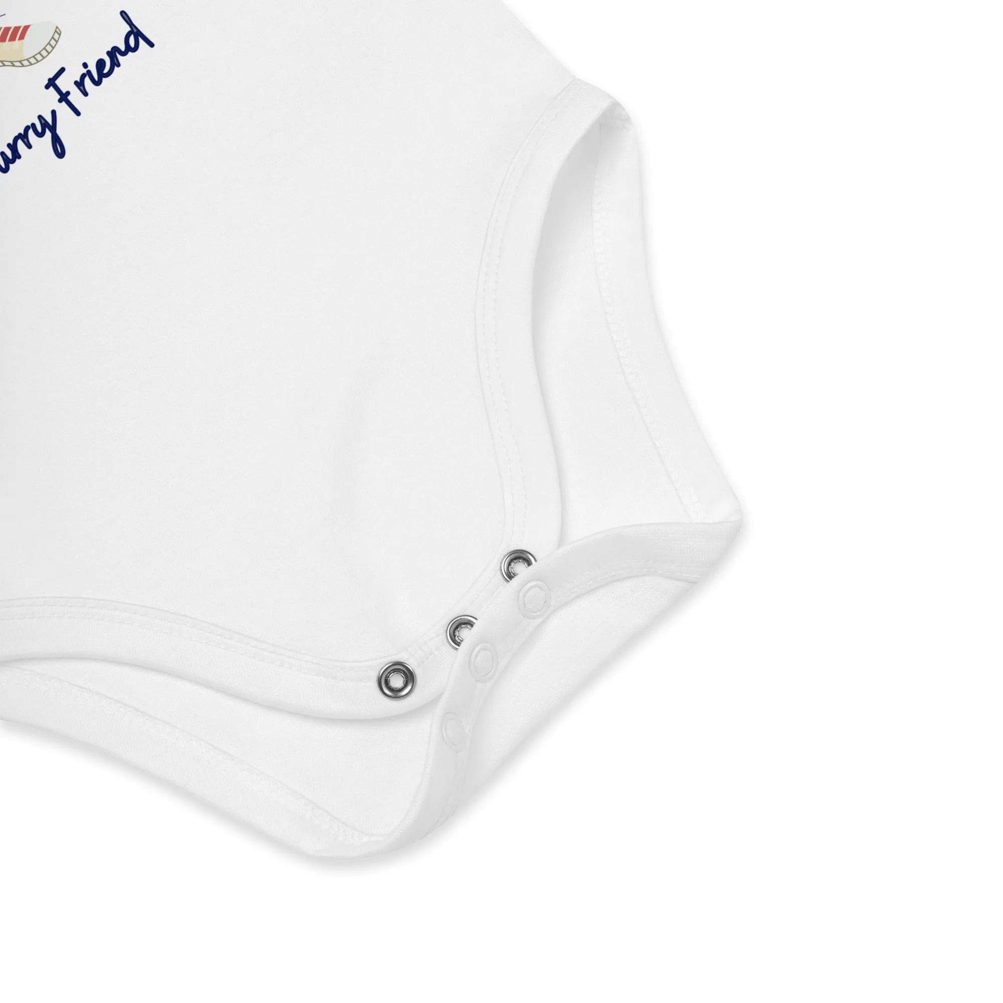 BFF, Cat themed organic newborn bodysuit