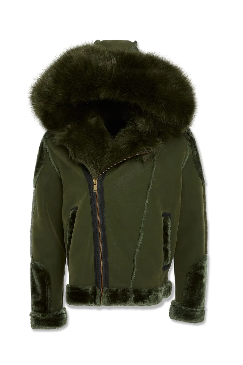 Big Men's El Jefe Shearling Moto Jacket