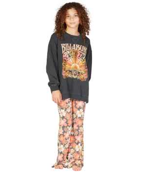 Billabong Gimmie Flare Pants-Black Multi