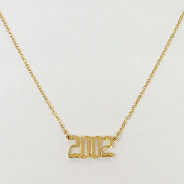 Birth Year Necklace