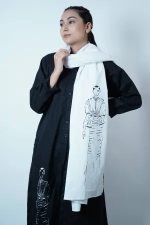 Black Shirt Style Tunic Set