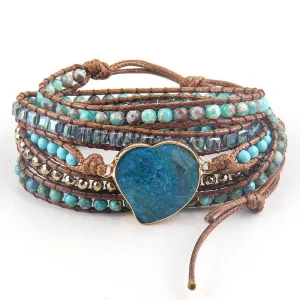 Blissful Heartwrap Bracelet