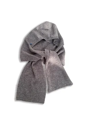 Cable Knit Hooded Scarf