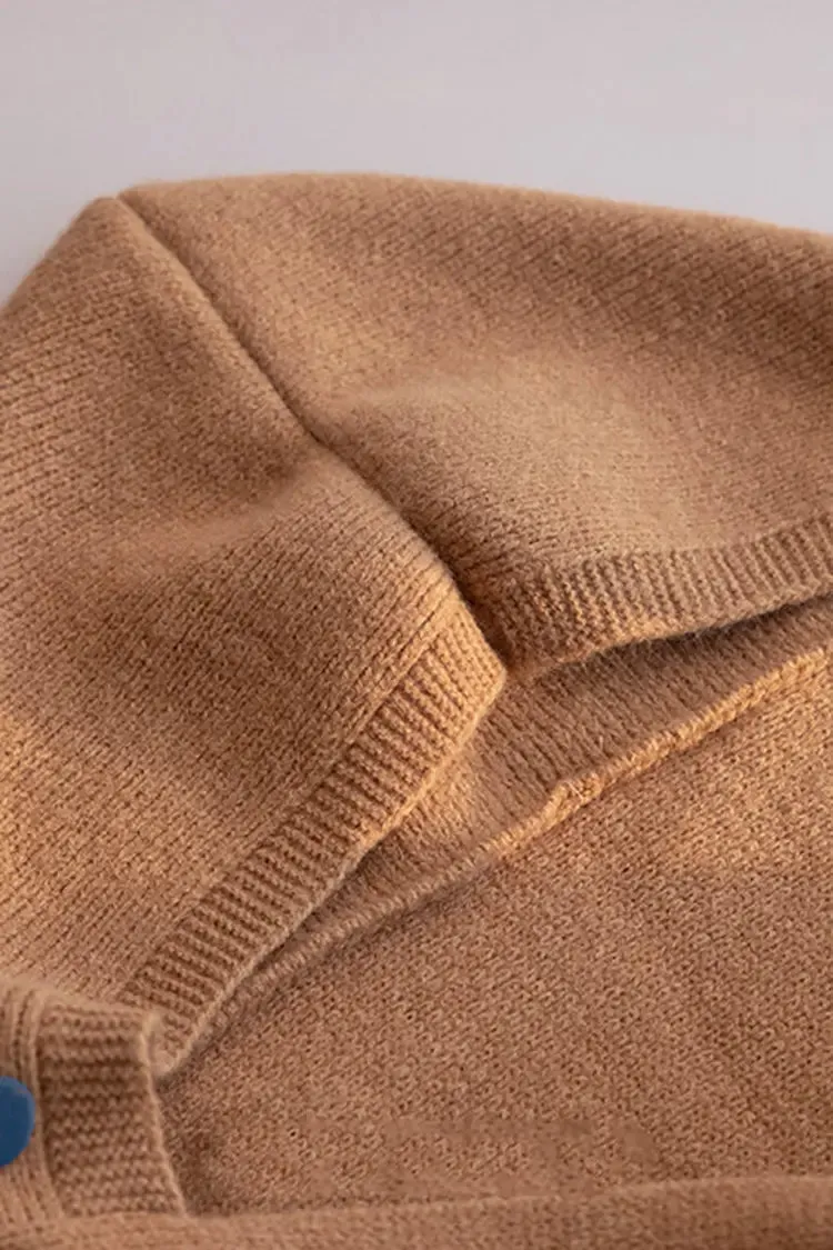 Cable Knit Hooded Scarf