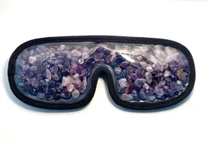 CALM eye mask (Amethyst stone) ; by Mined Magic