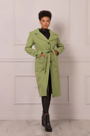 CHARTREUSE STRAIGHT COAT