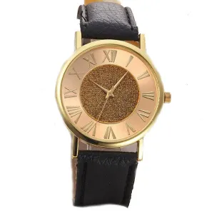 Classic Glitter Dial Wrist Watch