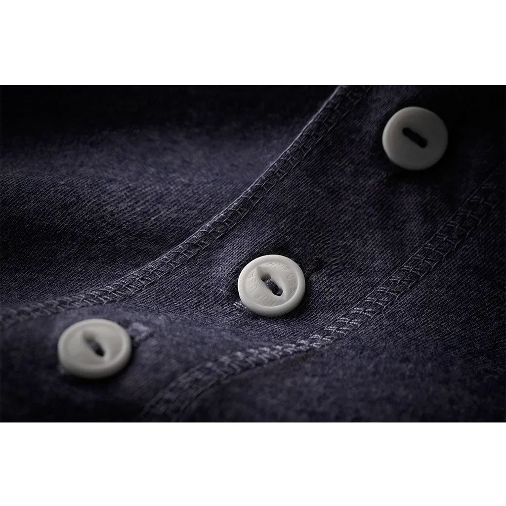 CLASSIC H S/S HENLEY // NAVY HEATHER
