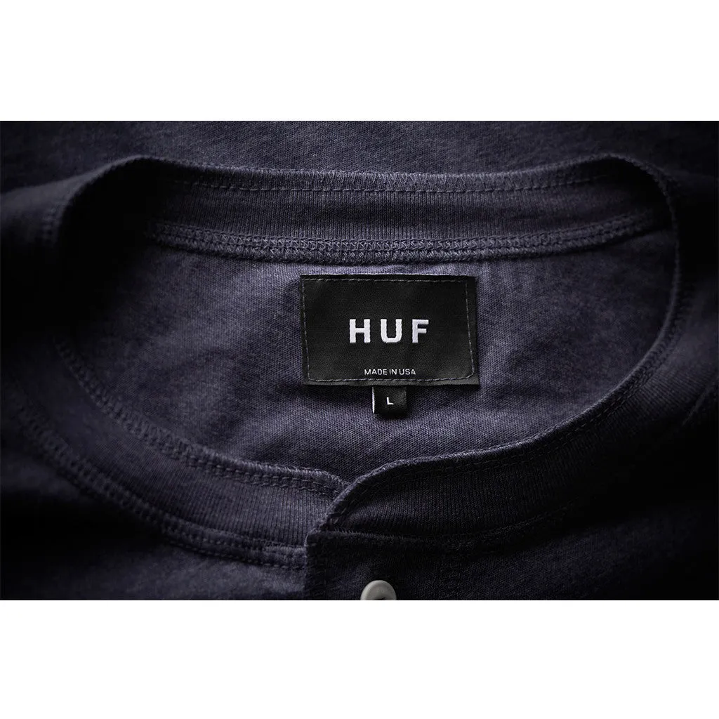 CLASSIC H S/S HENLEY // NAVY HEATHER