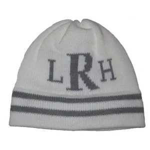 Classic Monogram & Stripes Personalized Knit Hat