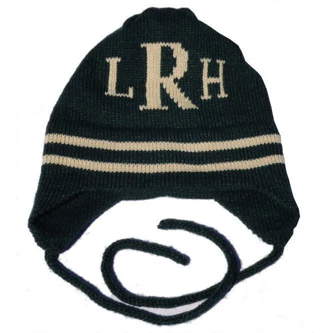 Classic Monogram & Stripes Personalized Knit Hat
