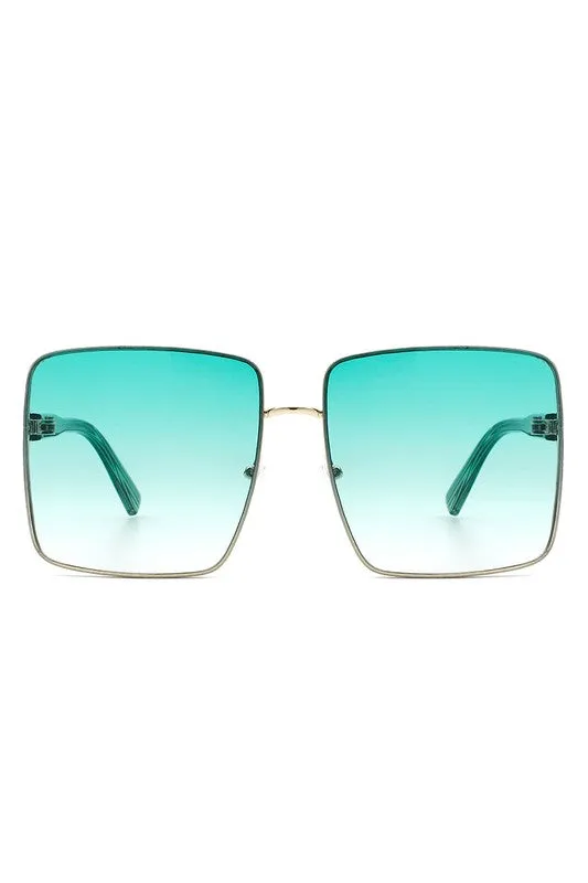 Classic Square Fashion Oversize Sunglasses
