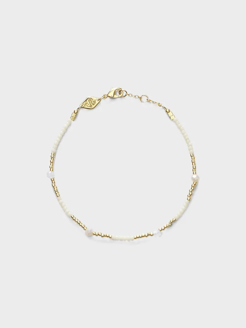 Clemence Bracelet in Ecru