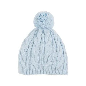 Collins Cable Knit Hat - Buckhead Blue