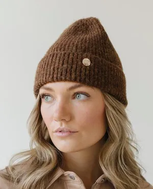Collins Chocolate Knit Beanie