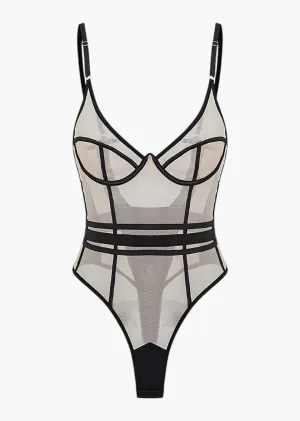 Dalena Mesh Sheer Bodysuit