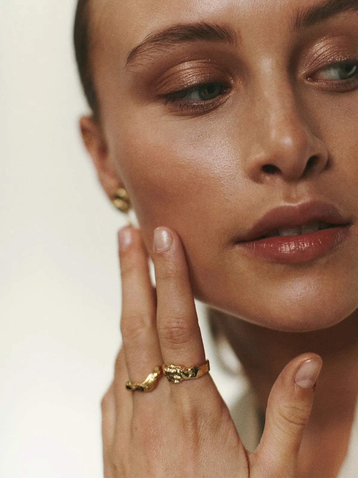 Ellie Ring with Gold Plating