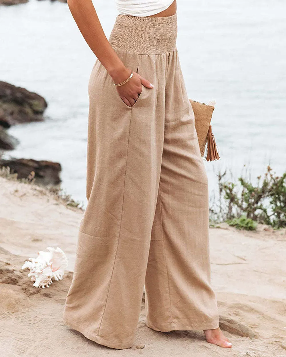 Elodie - Casual Linen Pants