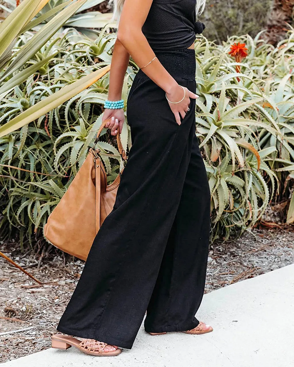 Elodie - Casual Linen Pants