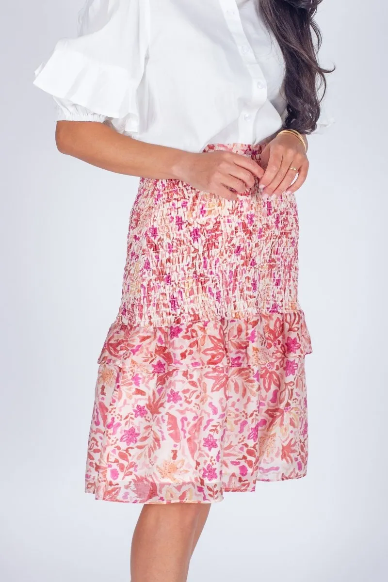 EMILY SKIRT (RASPBERRY) 23"