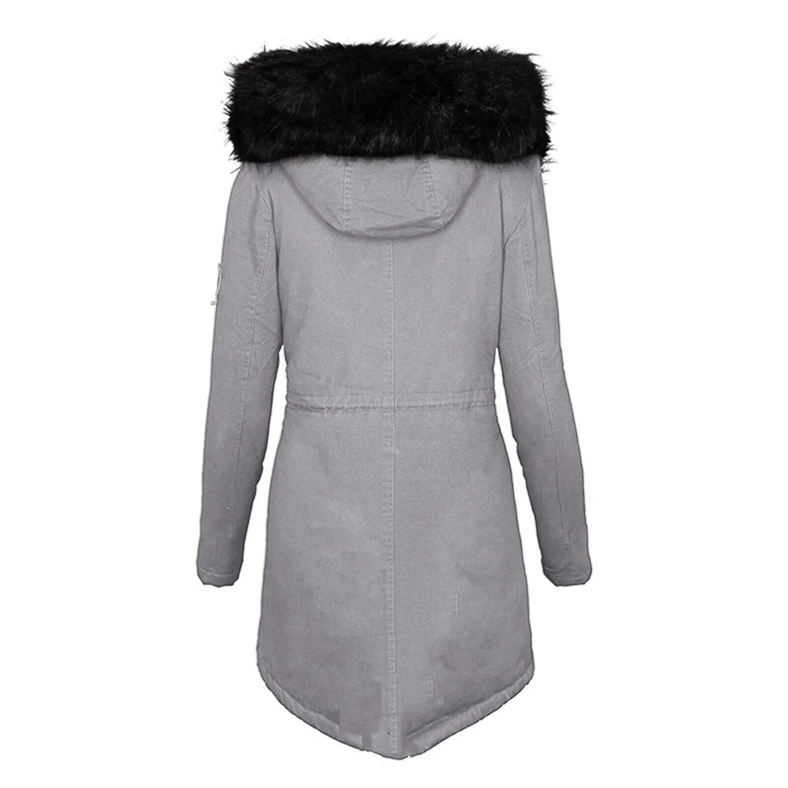 Fashion Solid Women Casual Winter Slim Coat