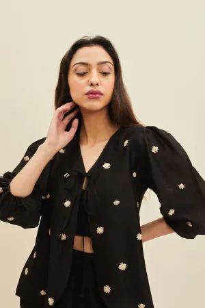 Floral Tie Up Top