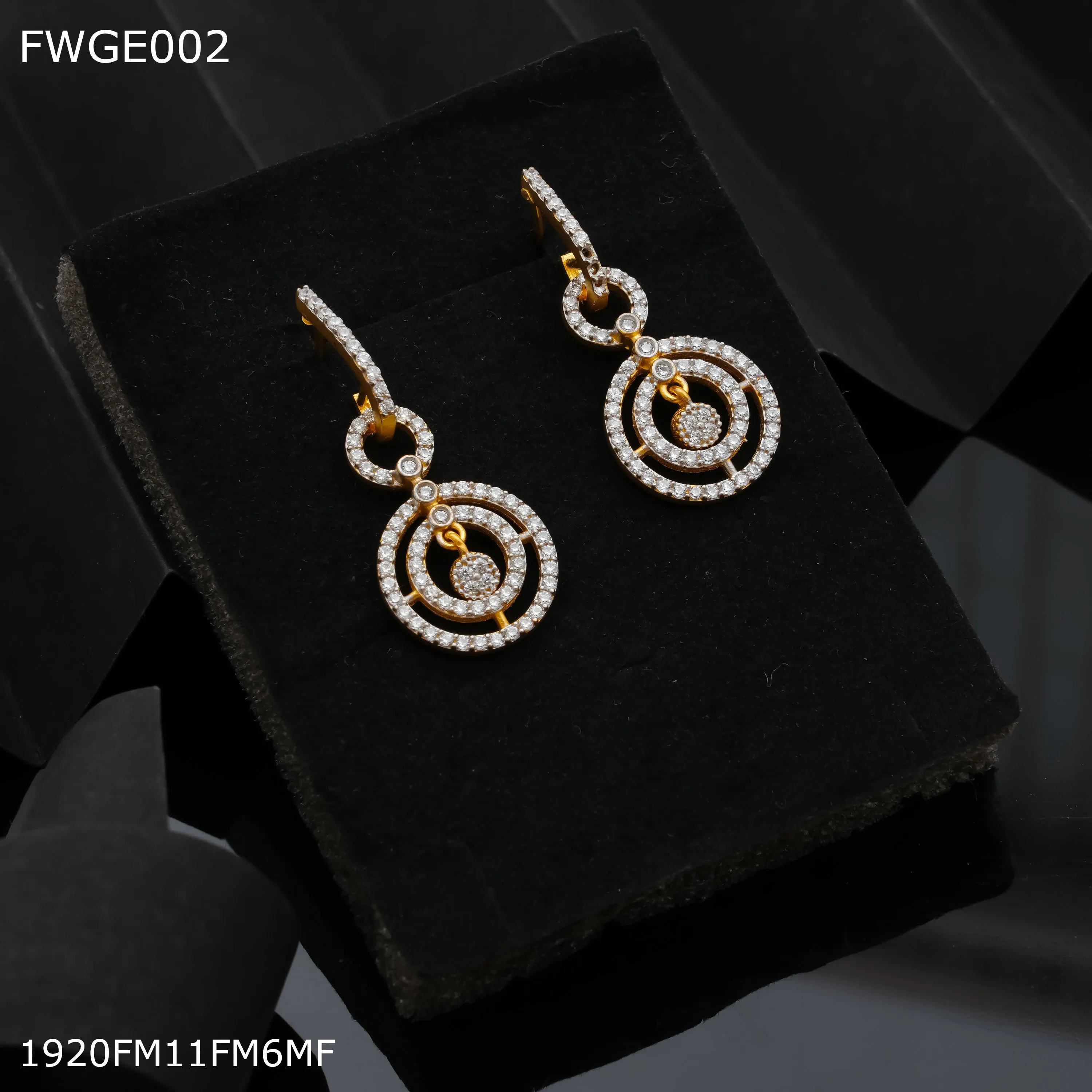 Freemen AD gold plated Earring for women - FWGE002