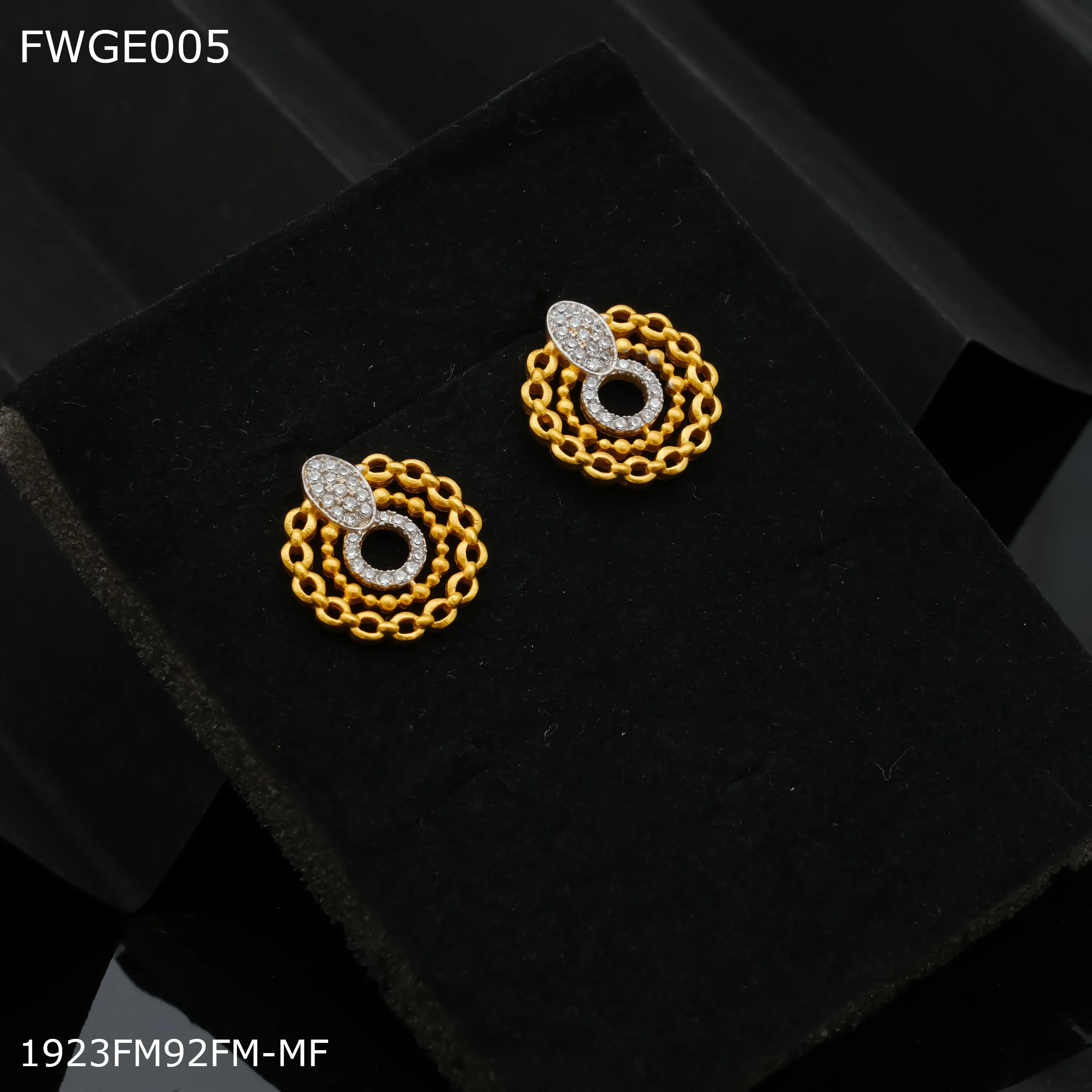 Freemen AD gold plated Earring for women - FWGE005