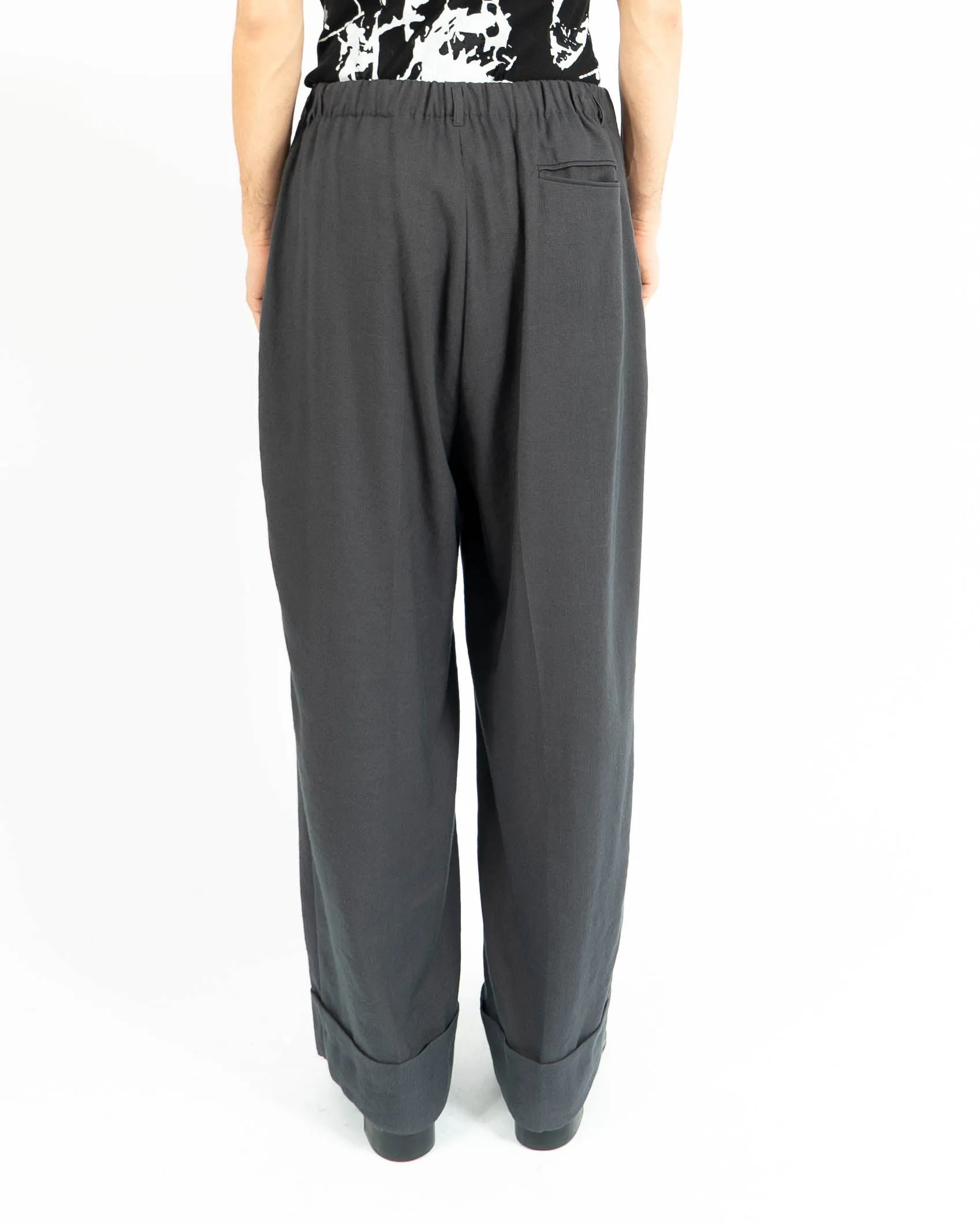 FW08 Oversized Grey Wool Trousers