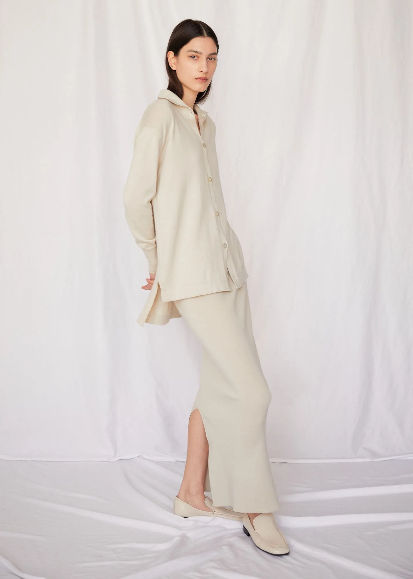 Garcelle Skirt in Ecru