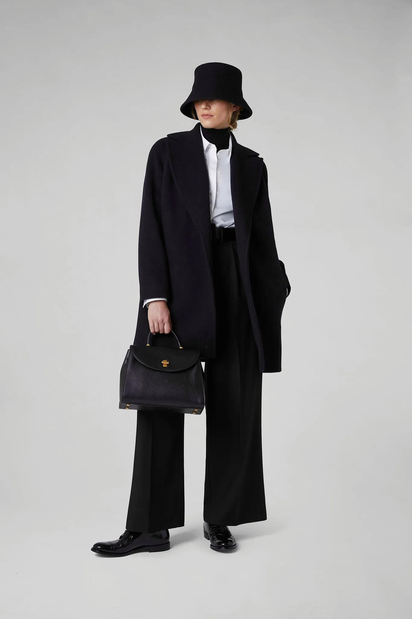 Geraldine Wool Blend Mid-Length Coat