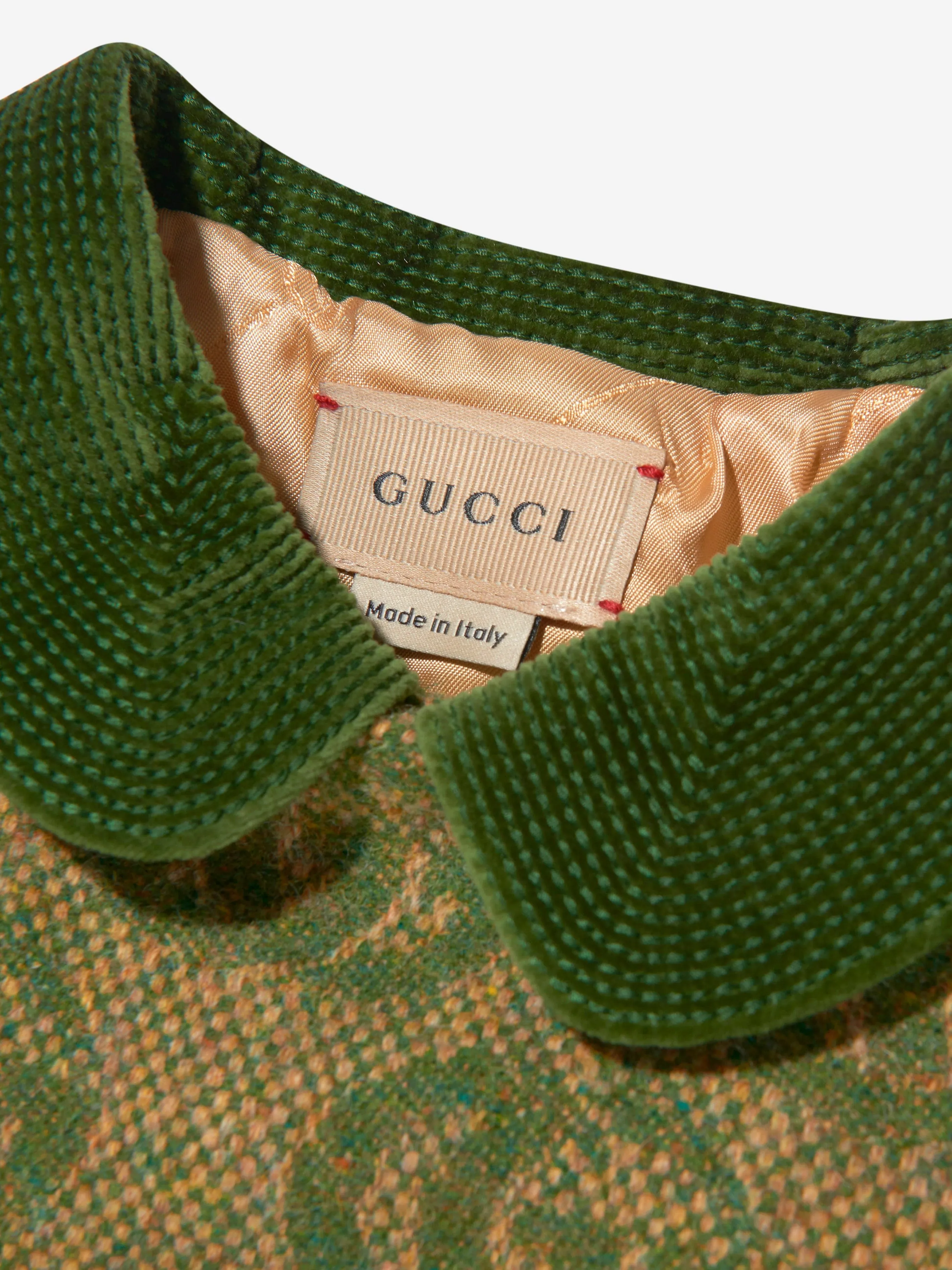 Gucci Baby Boys Wool GG Logo Coat