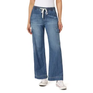 InstaStretch Tomboy Relaxed Mid-Rise Cargo Jeans