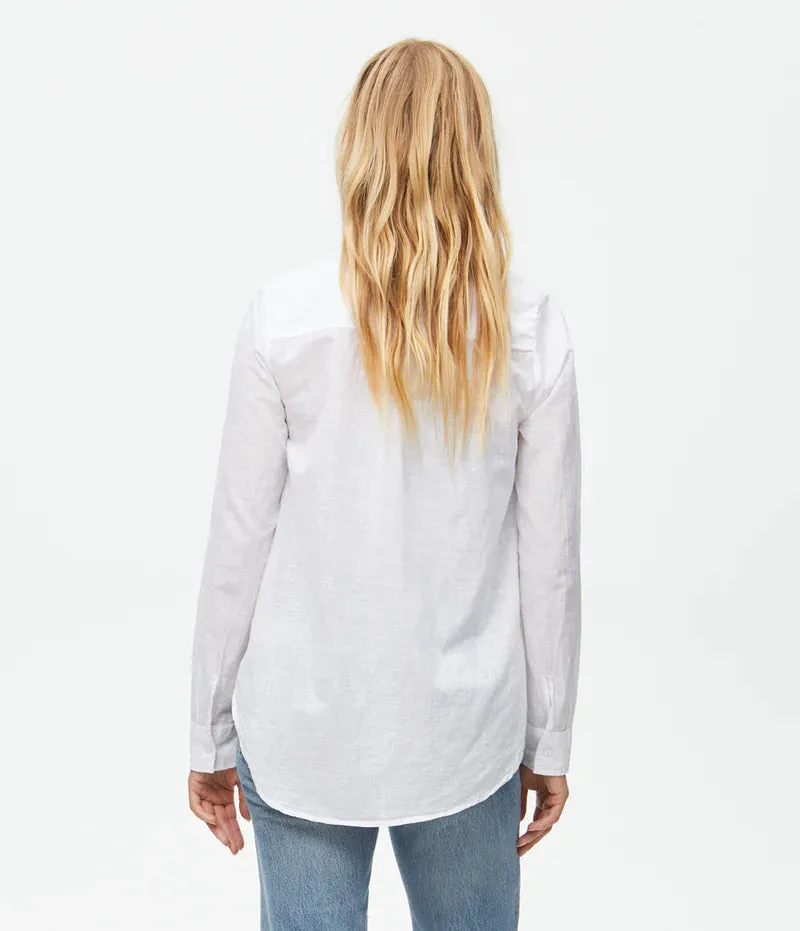 Joanna Button Down - White