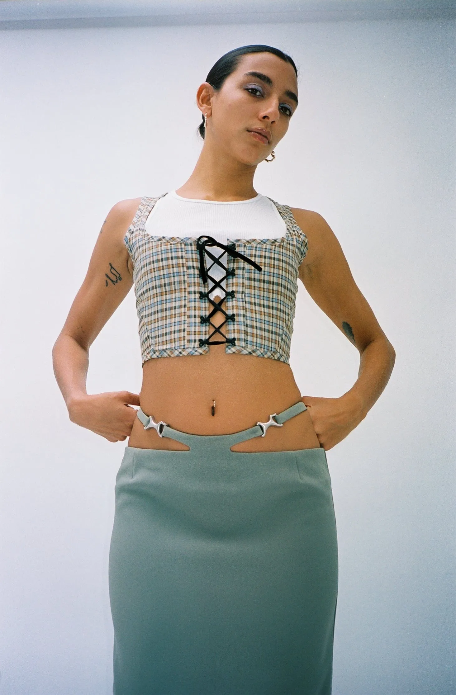 Khaki Frida Skirt