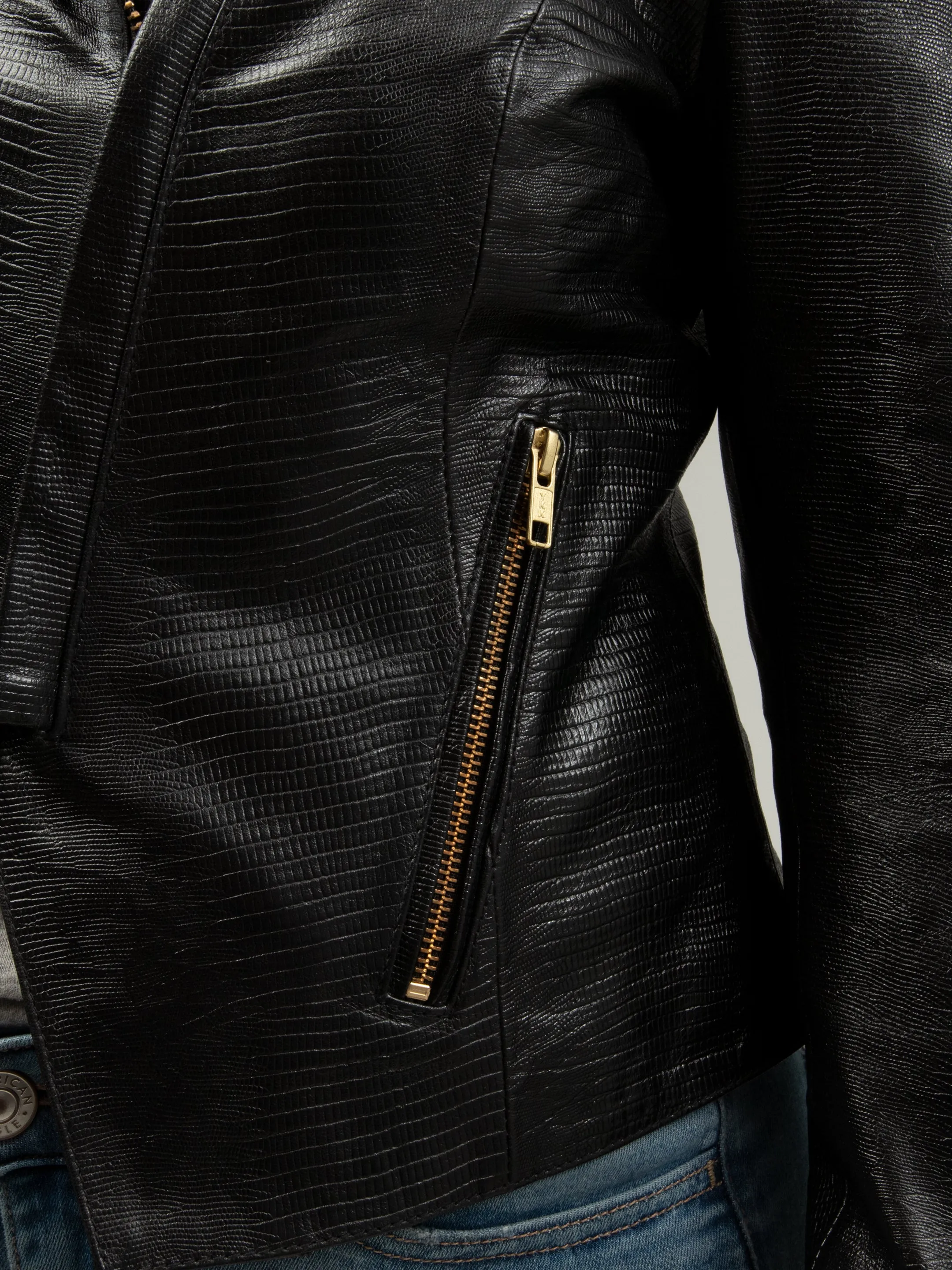 Lizette Womens Fashion Leather Jacket