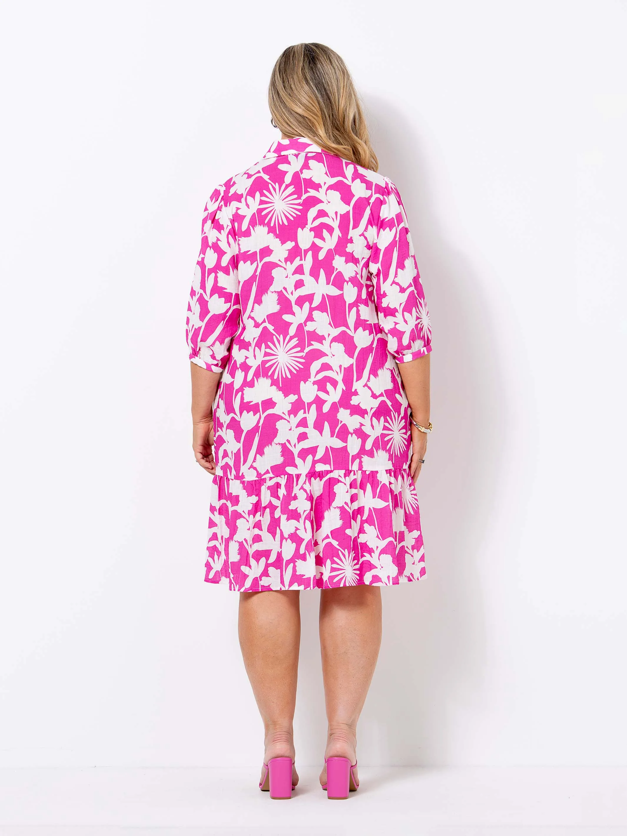 Lollypop Pink Mono Dress
